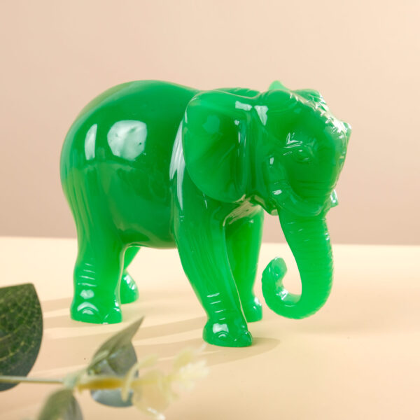 Jade Elephant Handmade Figurine
