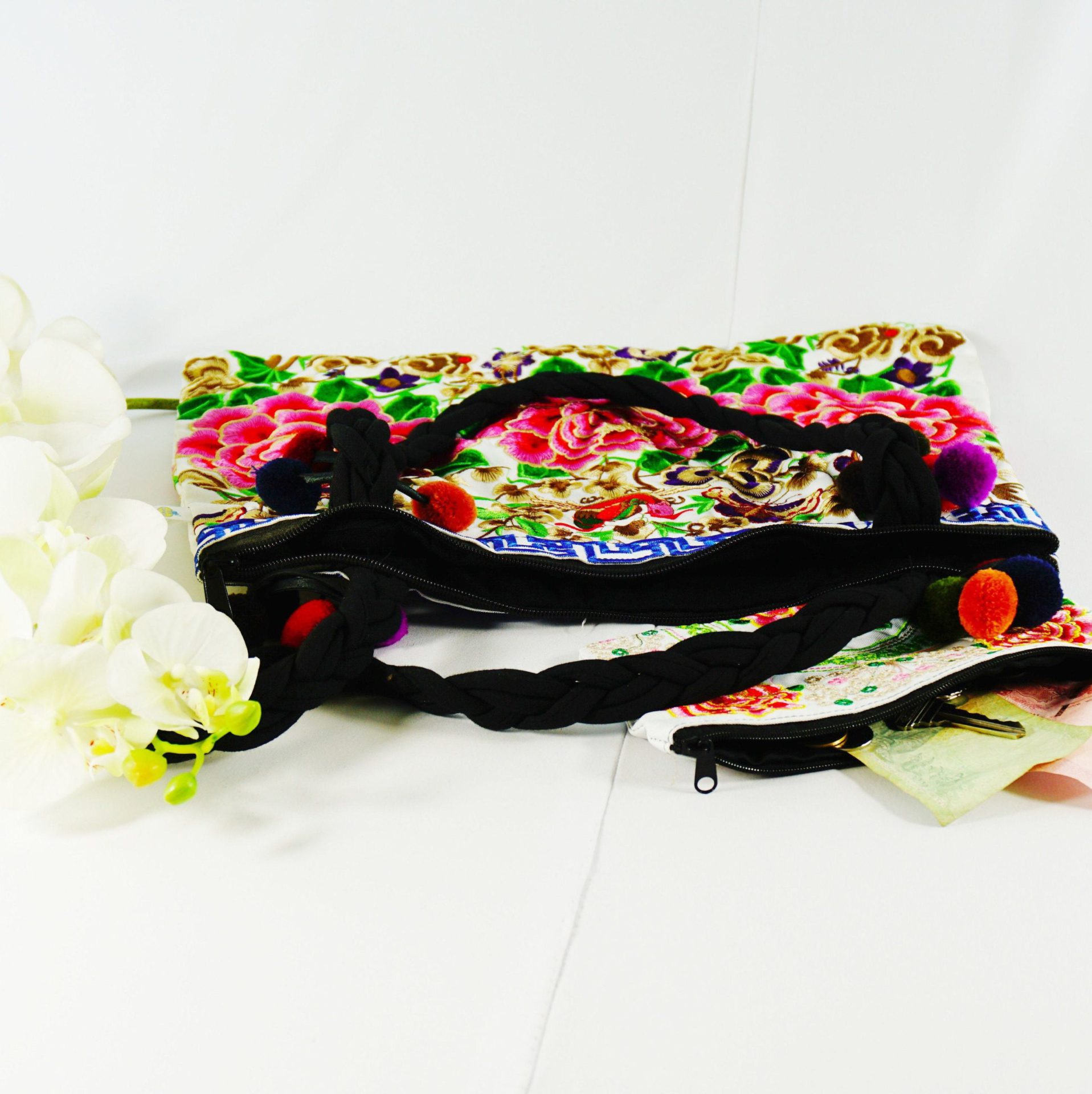 FREE Shipping & GIFT BAG Pocket Toothpick Holder Thai Craft Floral Vintage  Style