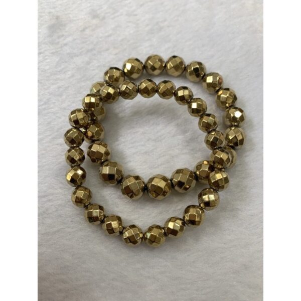 Pyrite Beads Bracelet